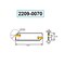 H & H Industrial Products 5.91 X 1.26 X 0.118" Right Hand External Cut-Off & Grooving Blade 2209-0070 - alternate 5